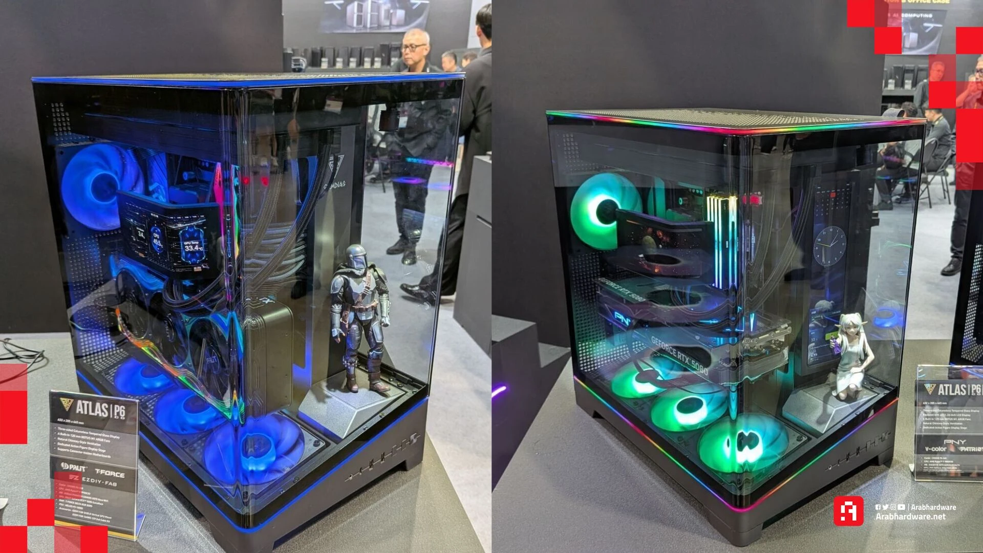  Computex26: صناديق حاسوب مبهرة ومكونات جديدة للحواسيب من Gamdias