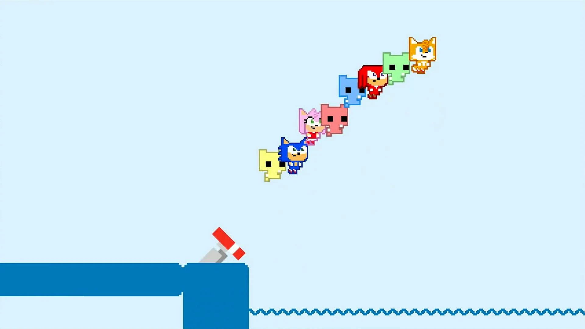 لعبة SONIC PICO PARK