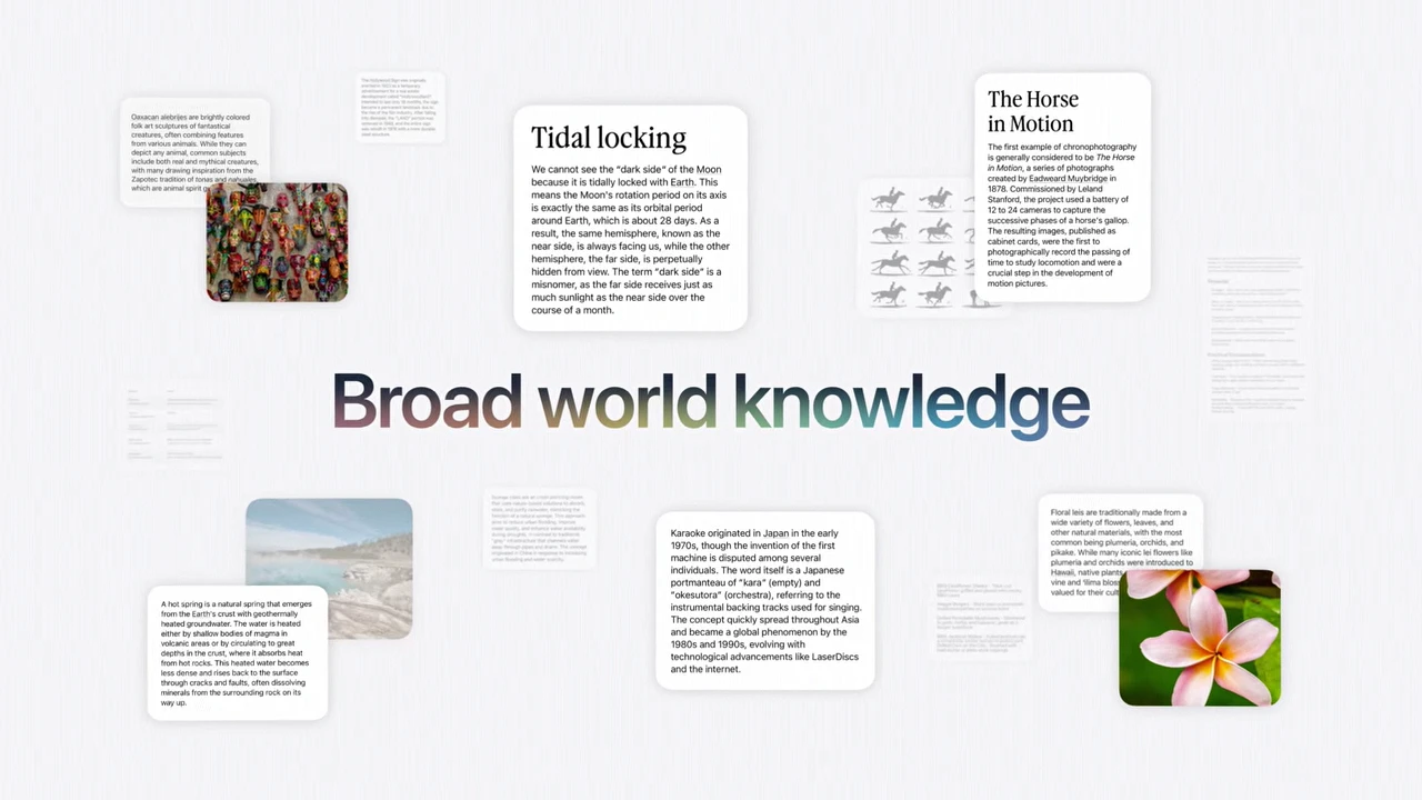 apple intellgence broad world knowledge, photo: Apple