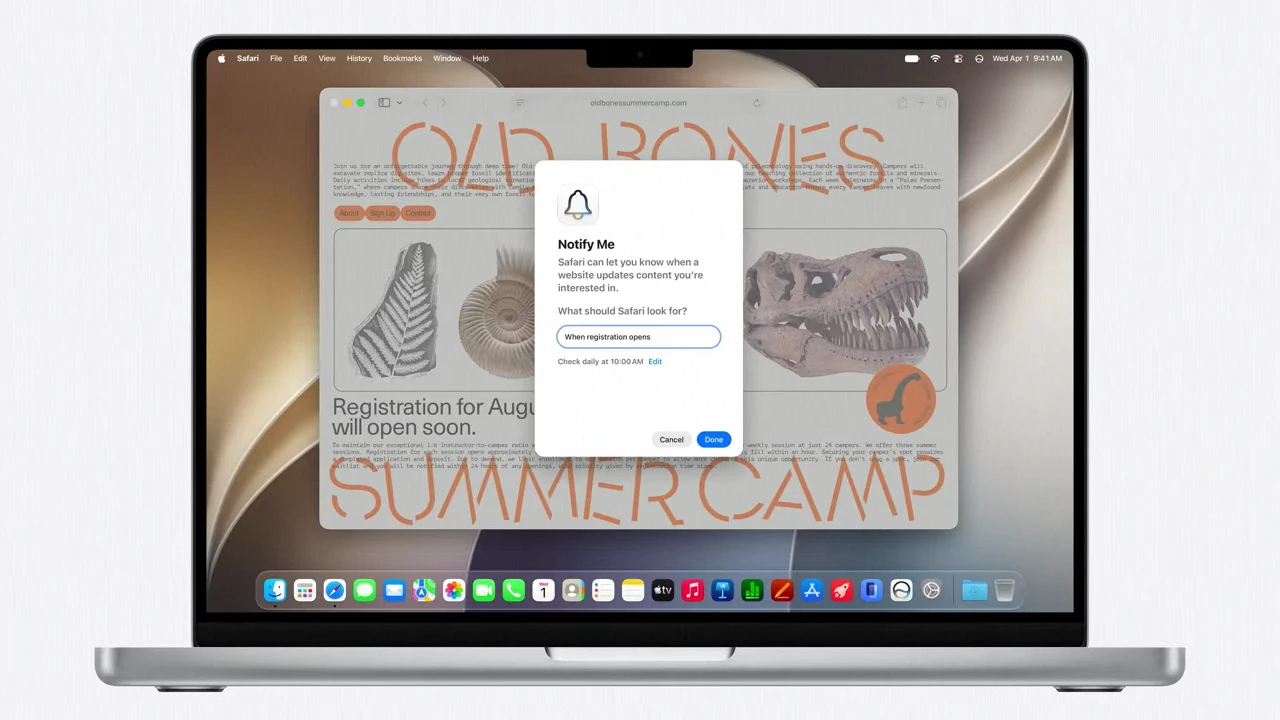 siri in safari, image: apple