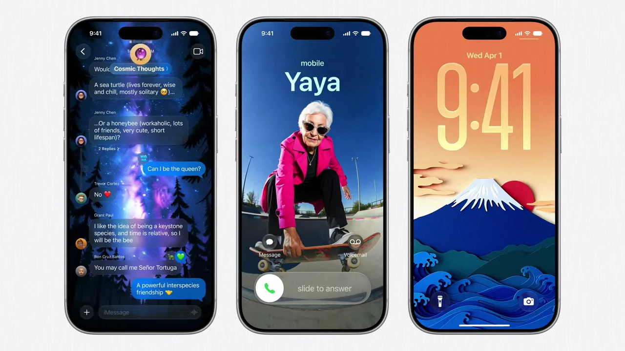 توليد خلفيات بالذكاء الاصطناعي مع ios 27. المصدر آبل