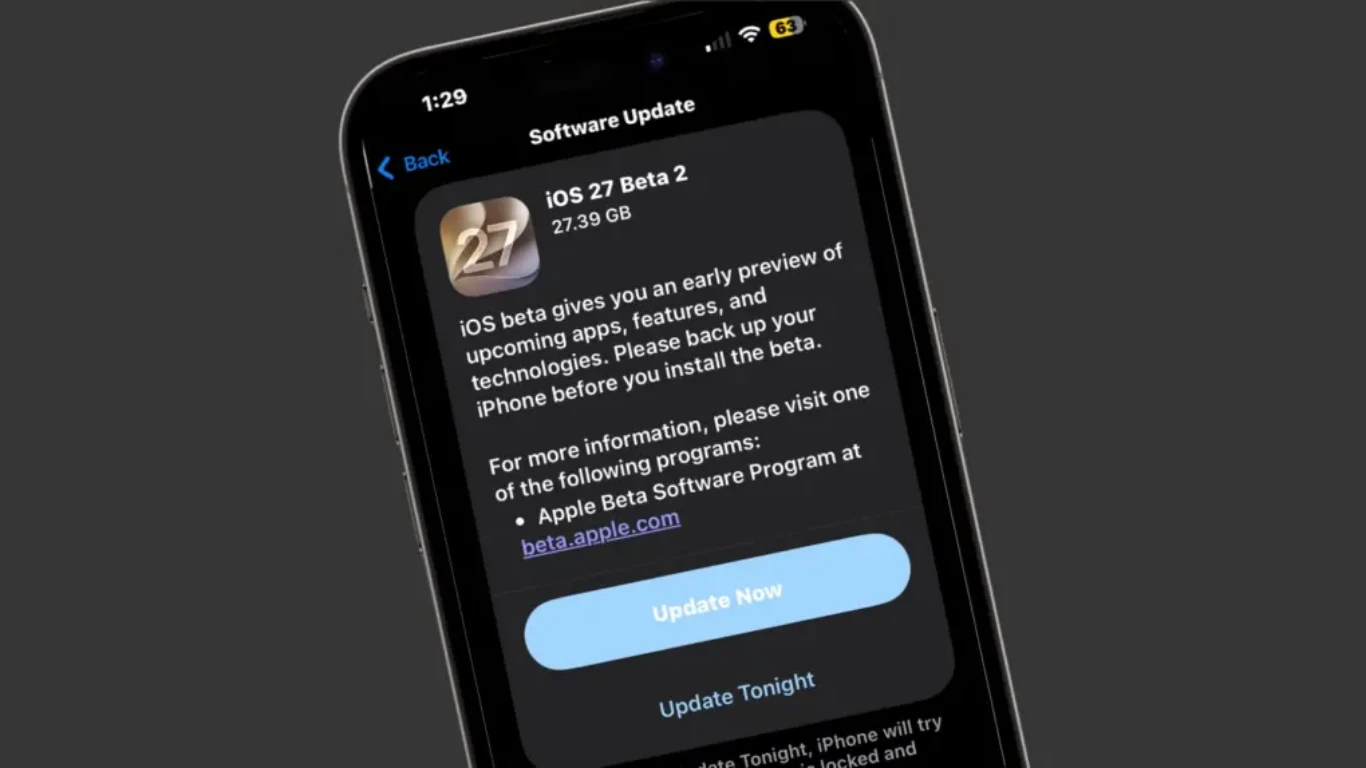 آبل تطلق تحديث iOS 27 Beta 2 | إليك أبرز الميزات الجديدة
