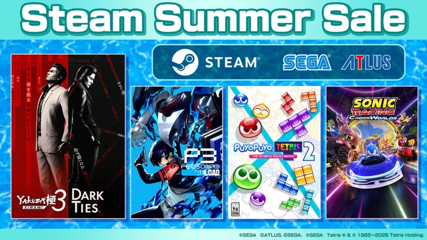 شركة Sega تطلق خصومات ضخمة على ألعابها عبر متجر Steam