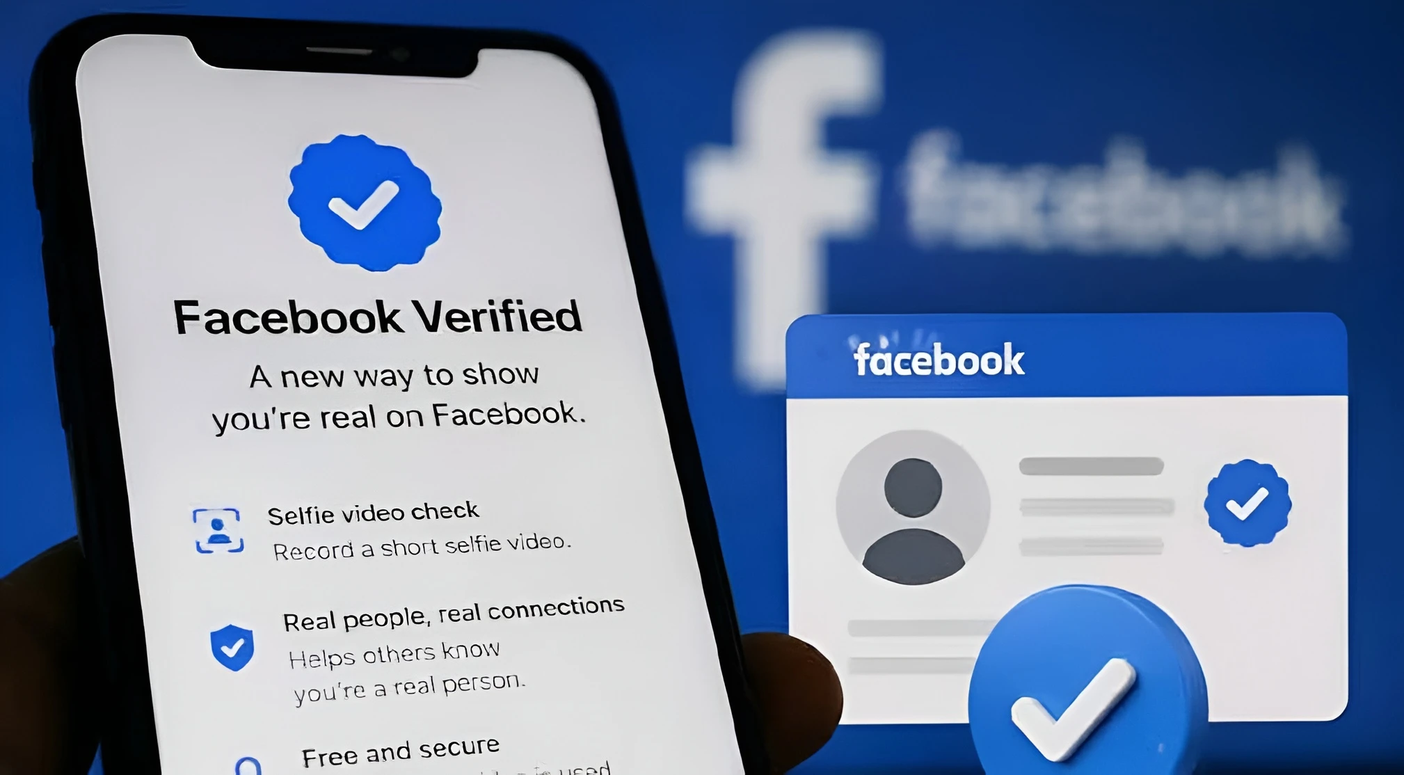 ميتا تطلق شارة توثيق مجانية لحسابات فيسبوك