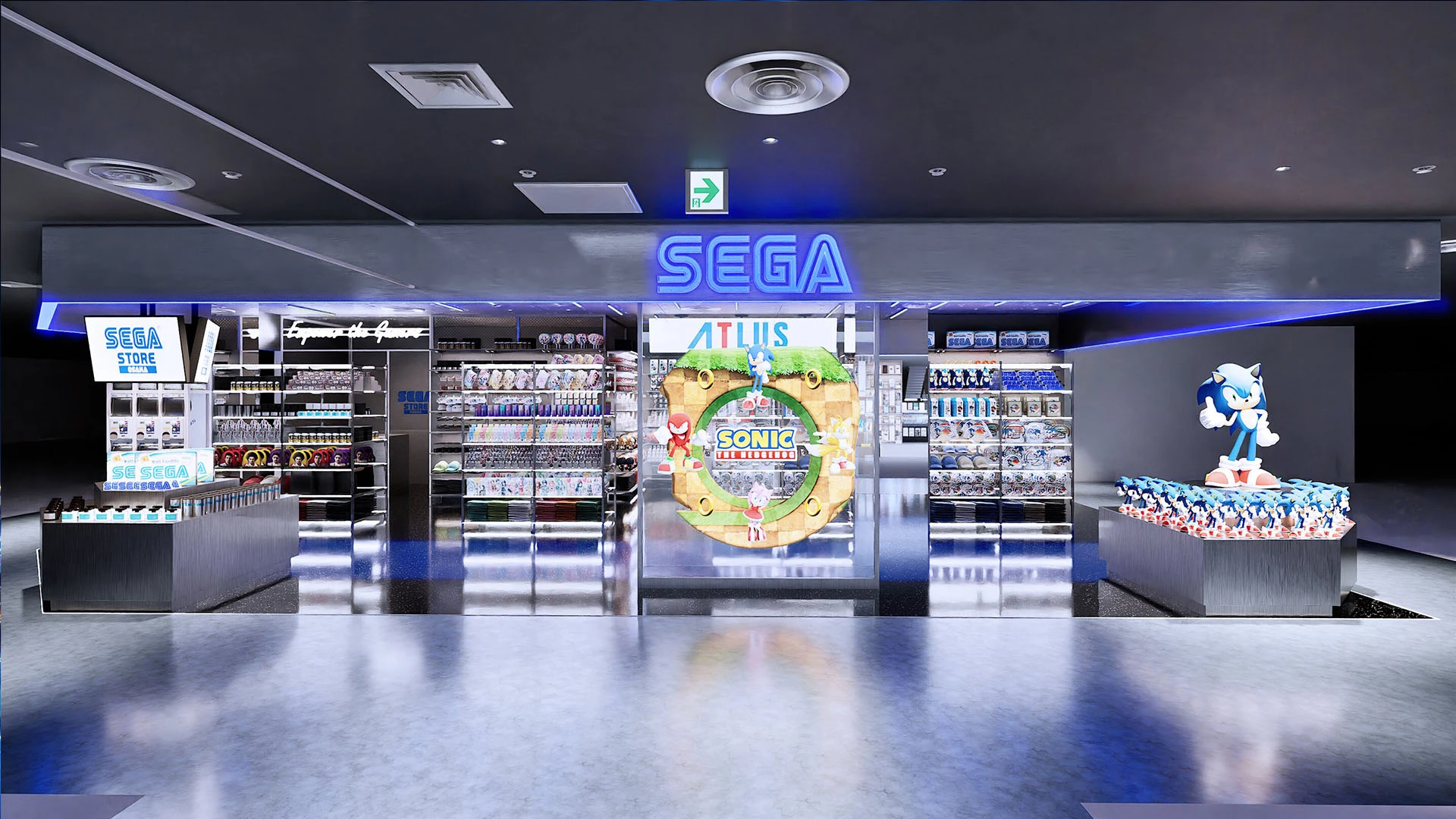 شركة SEGA تفتتح متجر SEGA STORE OSAKA بمنطقة كانساي