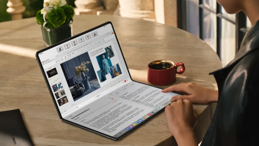 هواوي تكشف عن حاسوب MateBook Fold القابل للطي بشاشة 18 بوصة