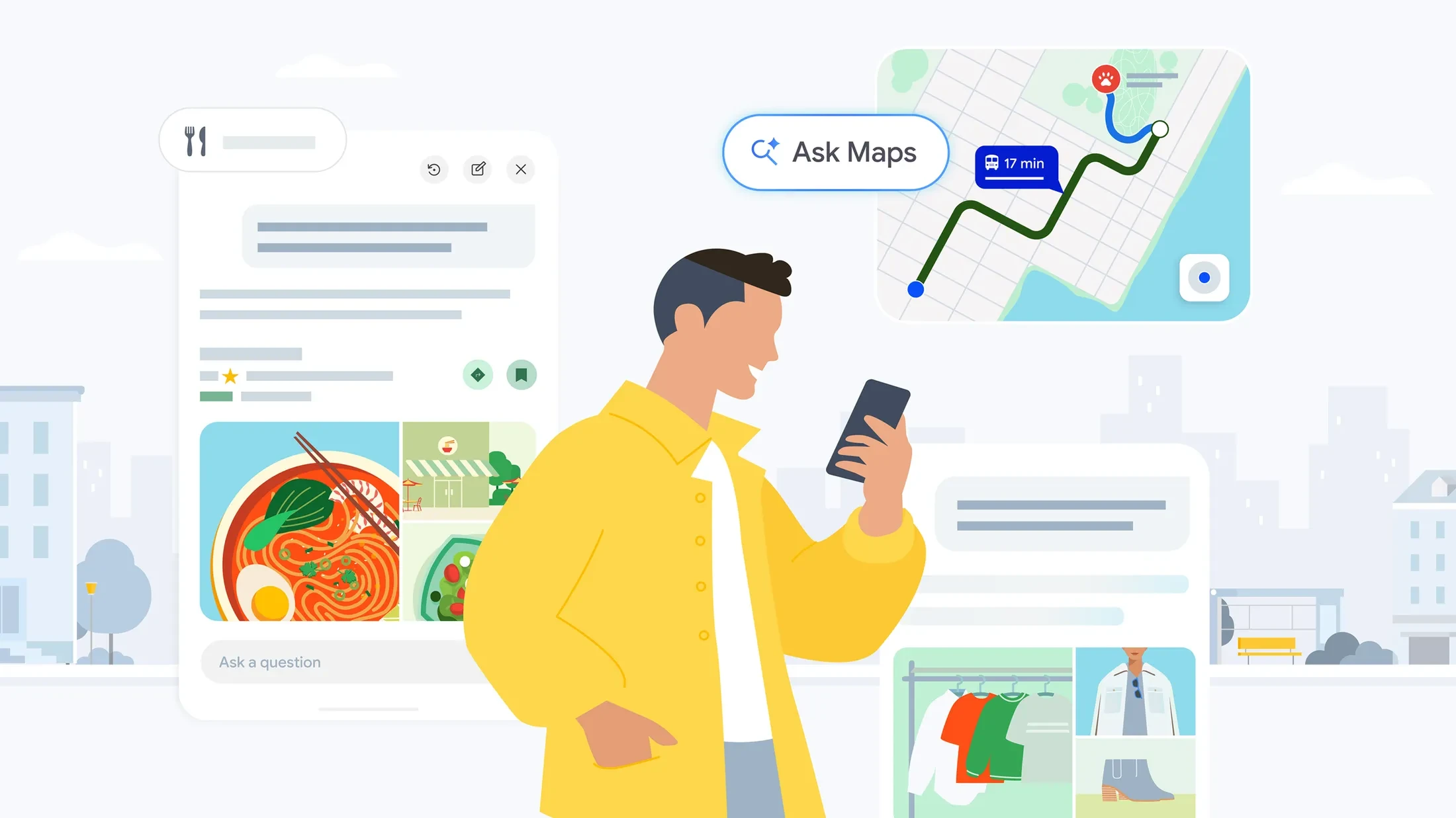 جوجل تطور مساعد Ask Maps في خرائطها ليطلب الطعام ويتذكر محادثاتك - المصدر: Google
