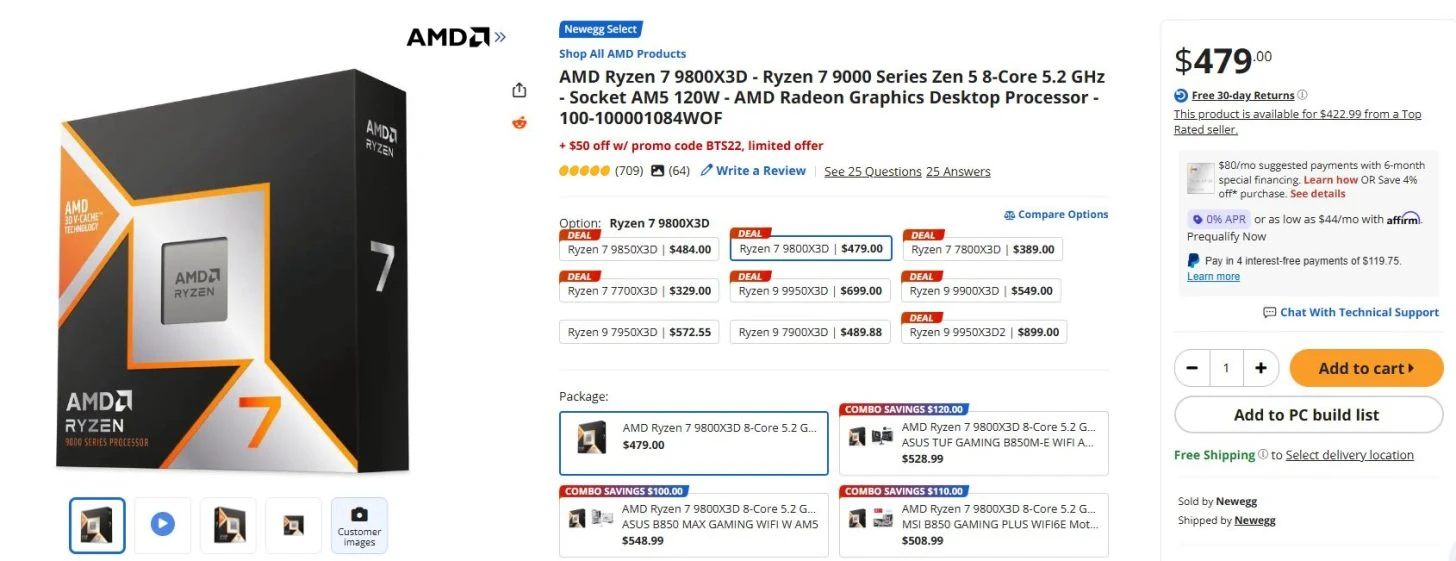 Ryzen 7 9800X3D