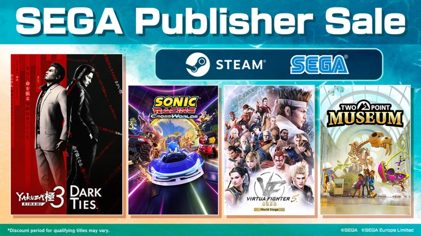 سيجا تُطلق حملة تخفيضات SEGA Publisher Sale عبر متجر ستيم