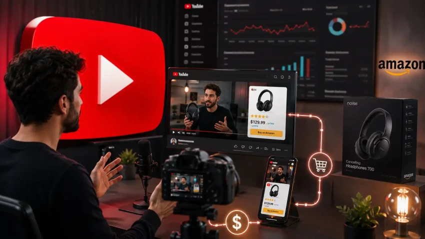 يوتيوب تتيح لصناع المحتوى في الولايات المتحدة الربح من منتجات أمازون