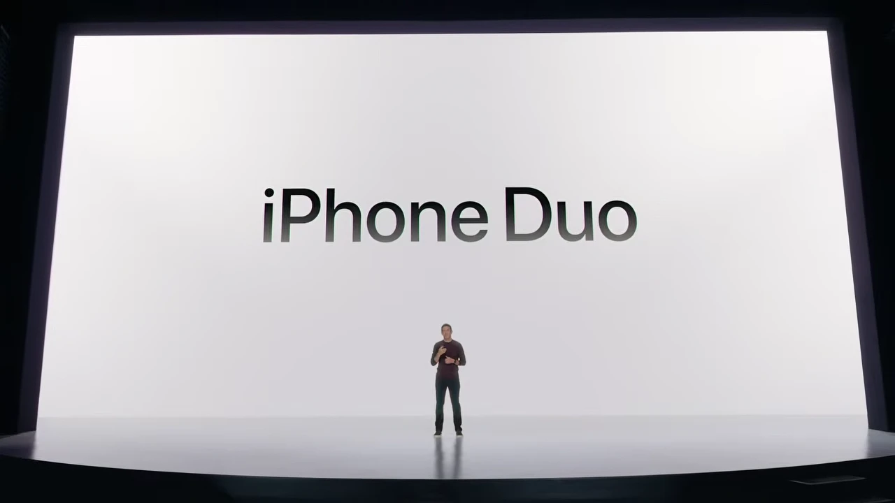 أول ايفون قابل للطي iphone duo