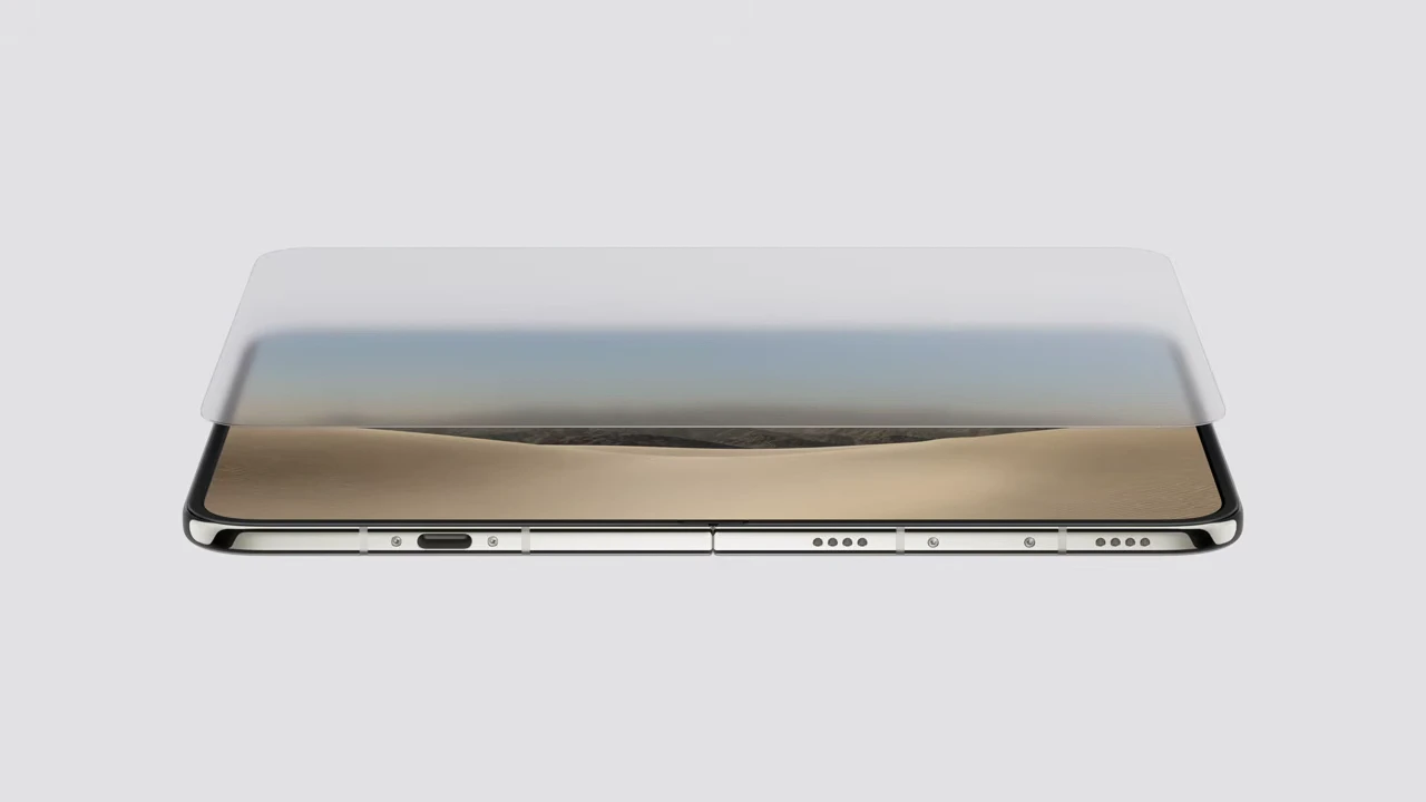 طبقة nano texture على ايفون دوو القابل للطي