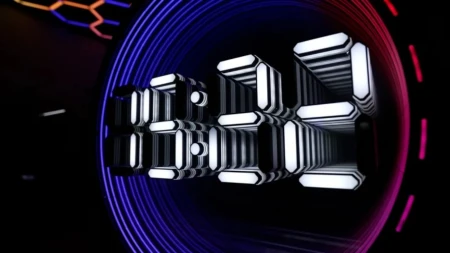 هل رأيت من قبل ساعة تخدع عينك بنفق ضوئي لا نهائي؟