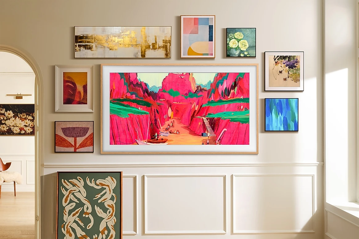  تلفاز The Frame من شركة Samsung - المصدر: samsung
