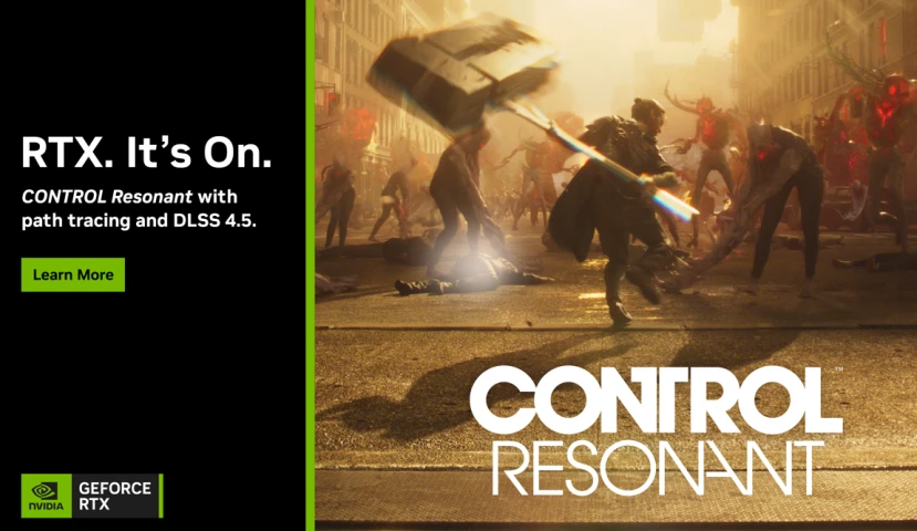 لعبة CONTROL Resonant تنطلق مع تتبع مسار الضوء وDLSS 4.5
