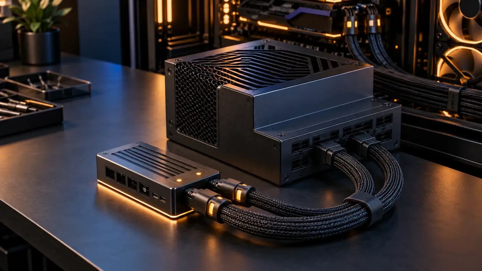 LIAN LI تطلق مزودات Edge V2 مع حماية تلقائية لكابل كارت الشاشة