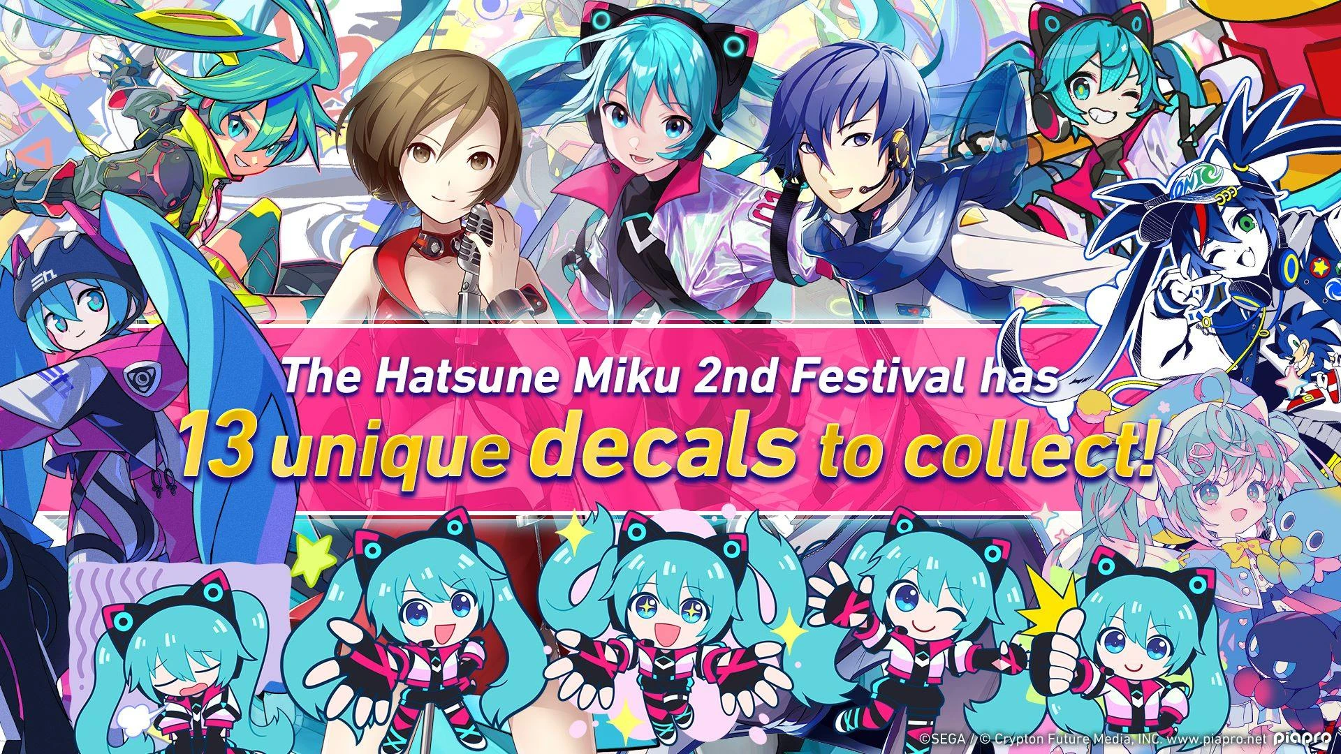 فعالية Hatsune Miku 2nd Festival  في Sonic Racing CrossWorlds