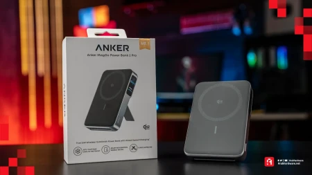 مراجعة باور بانك Anker MagGo 2 Pro: شحن مغناطيسي ومروحة تبريد ذكية