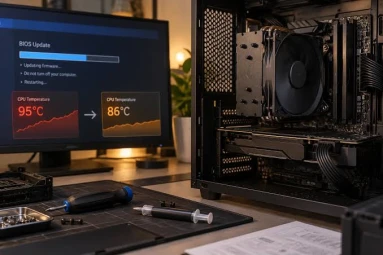 تحديث بسيط للـ BIOS قد ينقذ معالج Ryzen 7 9800X3D من الحرارة المرتفعة