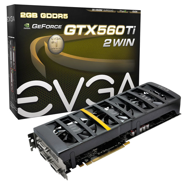 EVGA تطلق البطاقة الثنائية EVGA GTX560Ti 2Win