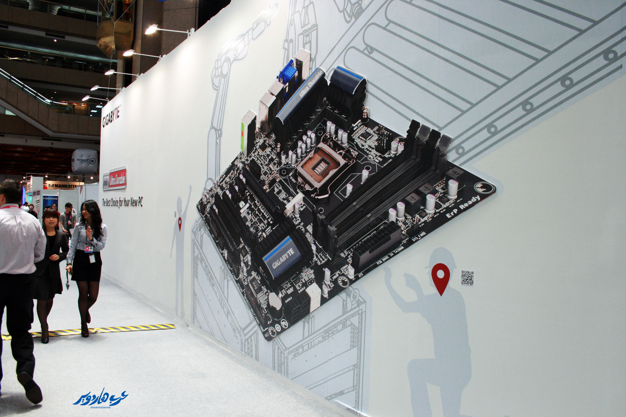 [Comptex 2012] جولة في جناح Gigabyte وغرفة الزائرين بكمبيوتكس