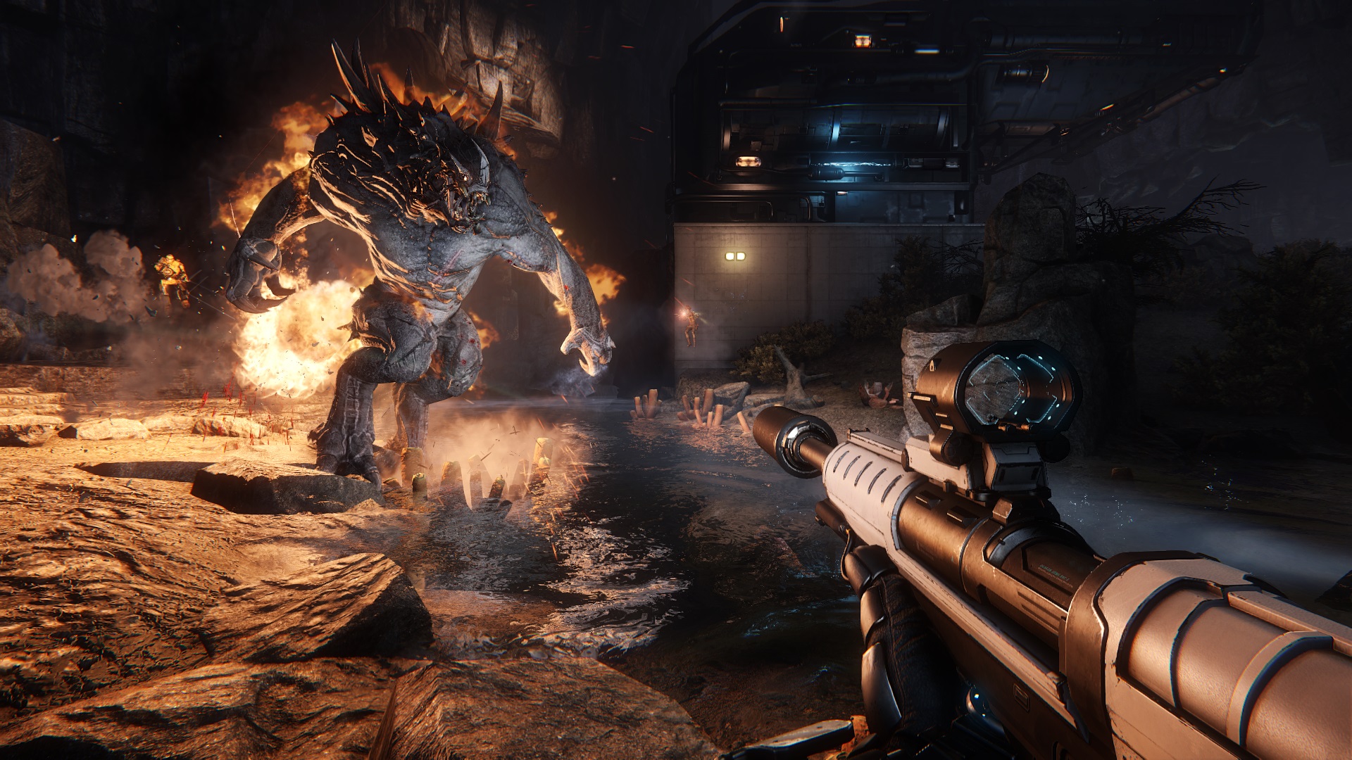 لعبة Evolve قابلة للعب دون الحاجة إلى الإتصال بالإنترنت