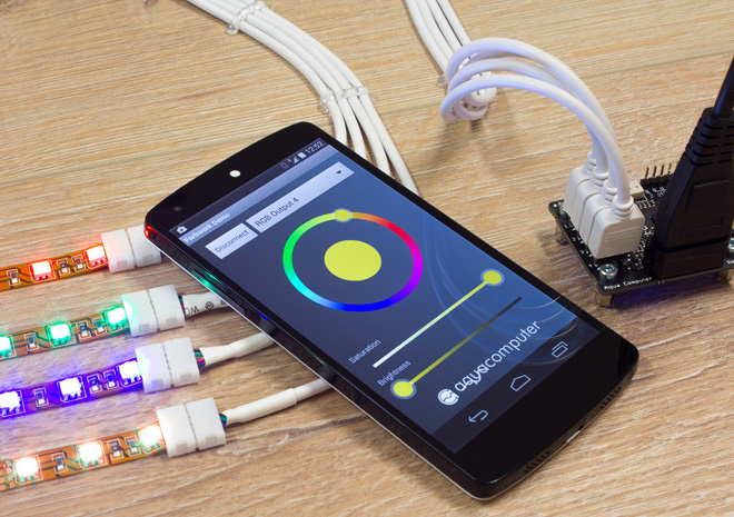 Aqua Computer تكشف عن وحدة تحكم RGB LED