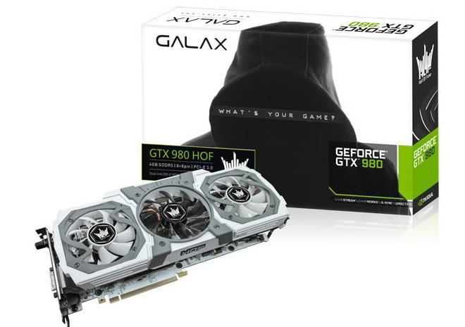القوة المدمرة GALAX GTX980/970 HOF تصل أخيرا!