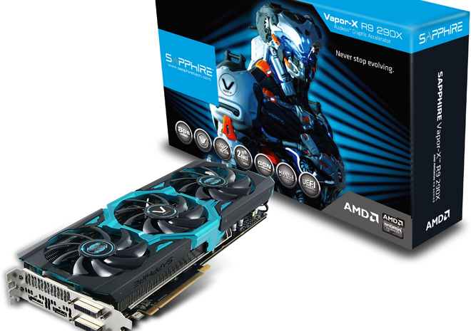 SAPPHIRE تعلن عن طراز R9 290X VaporX بذاكرة 8GB