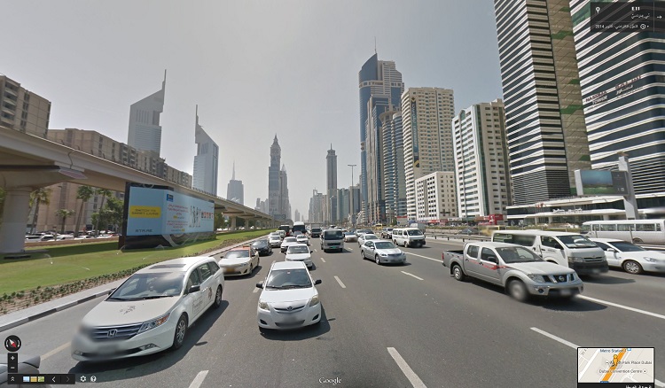 دبي أول مدينة عربية على خدمة Street View