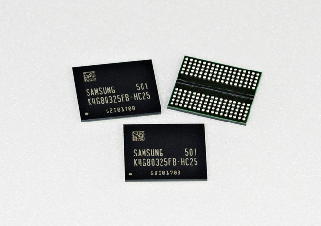 Samsung: بدء الإنتاج الكمي لذواكر 8GB GDDR5 DRAM