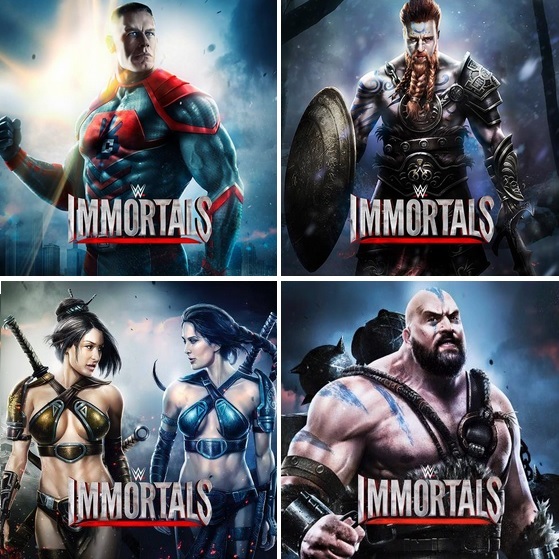 Triple H & John Cena بعروض مشوقة للعبة WWE Immortals