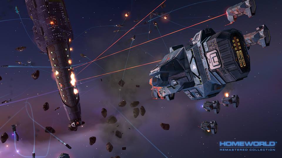 معارك ضارية بين سفن الفضاء بعرض جديد للعبة Homeworld Collection