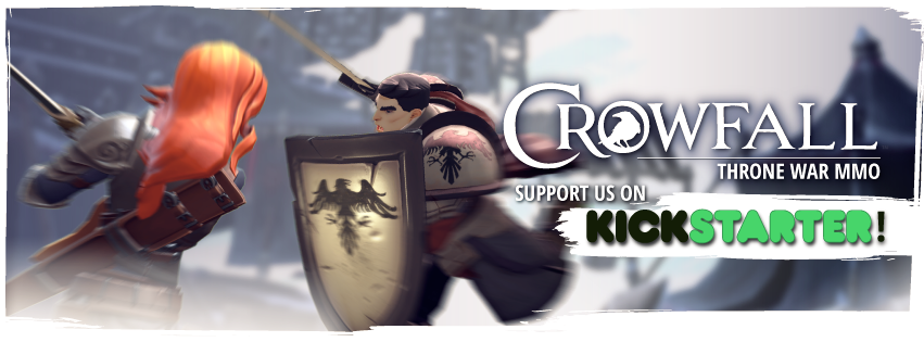 إنطلاق حملة Crowfall عبر موقع الدعم kickstarter وجمع أكثر من 100ألف دولار