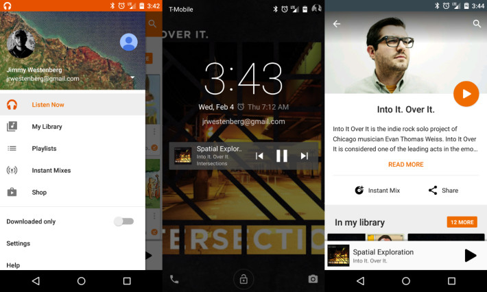 تحديثات جديدة لمشغل Google Play Music