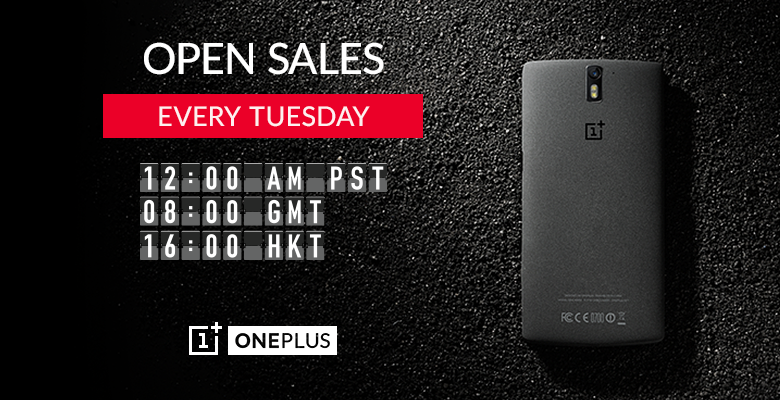 OnePlus One متاح للبيع دون دعوة كل يوم ثلاثاء