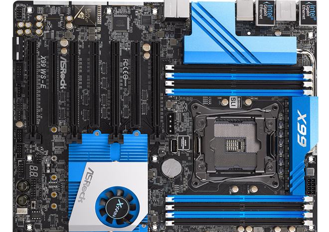 ASRock تقدم لوحتها الأم الجديدة X99 WS-E