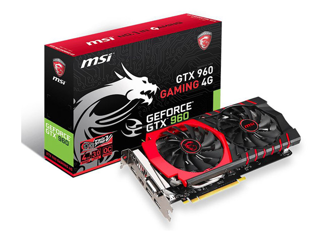 MSI تكشف عن بطاقة GTX 960 GAMING بذاكرة 4GB