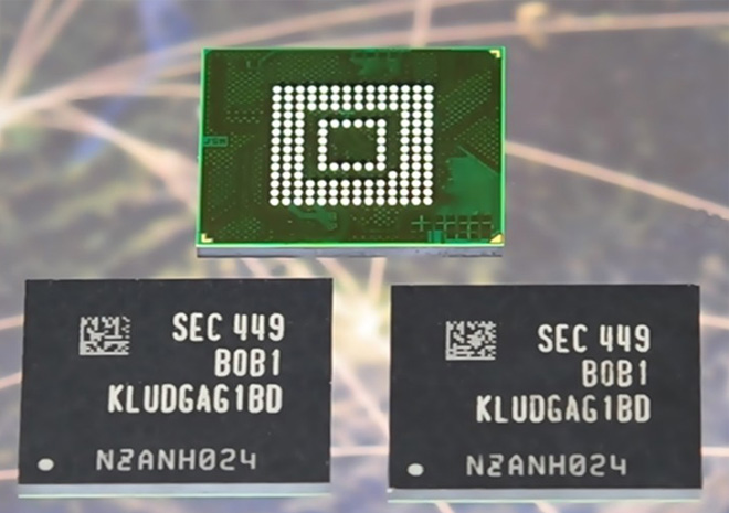 Samsung تنتج الذاكرة المدمجة الفائقة السرعة 128GB UFS