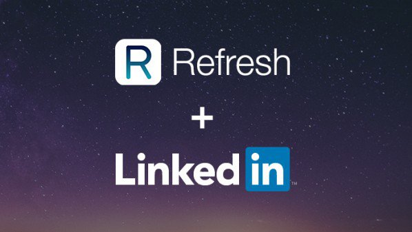 Linkedin تستحوذ على تطبيق جمع المعلومات الاجتماعية Refresh