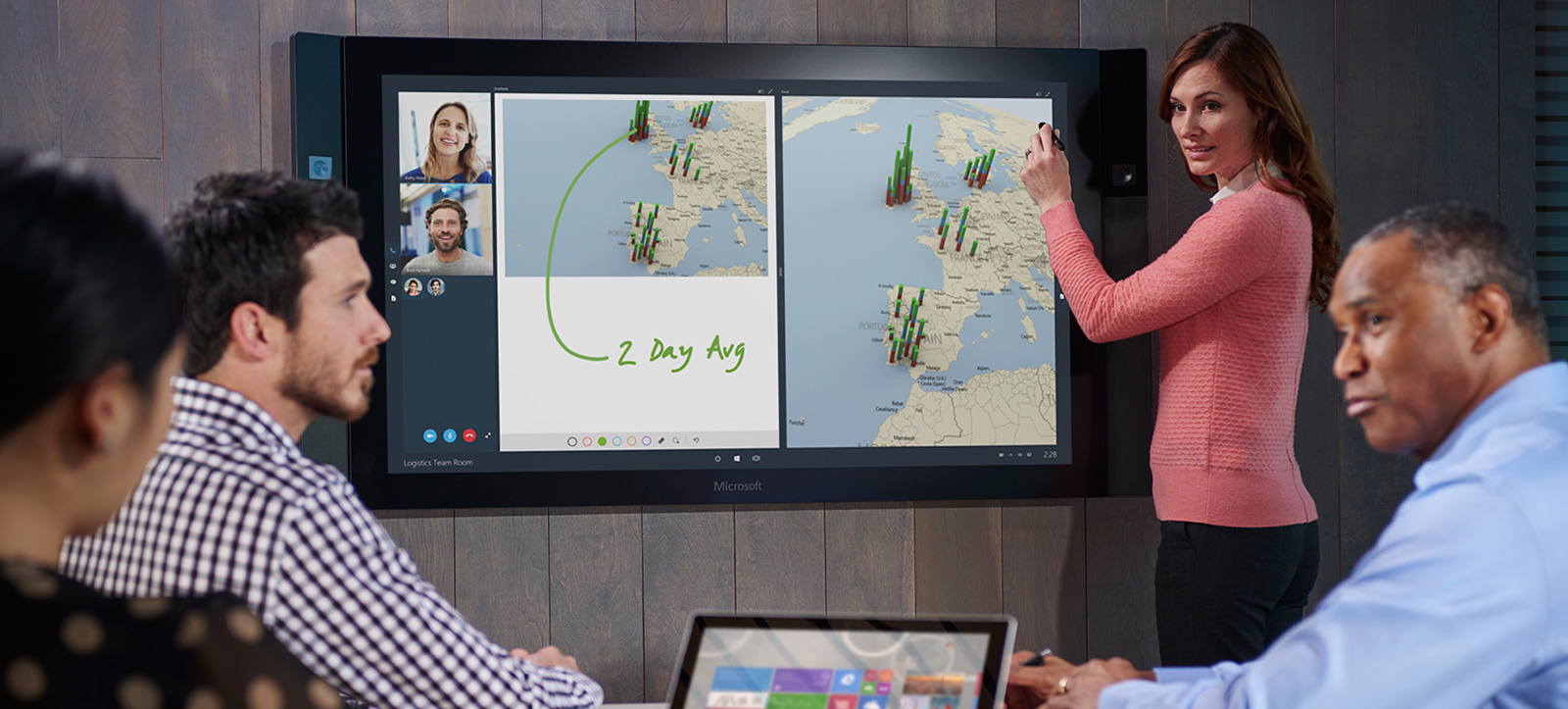 مايكروسوفت تعد جهاز Surface hub بقياس 85 إنش