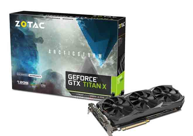 رحب ببطاقة GTX TITAN-X ArcticStorm من ZOTAC