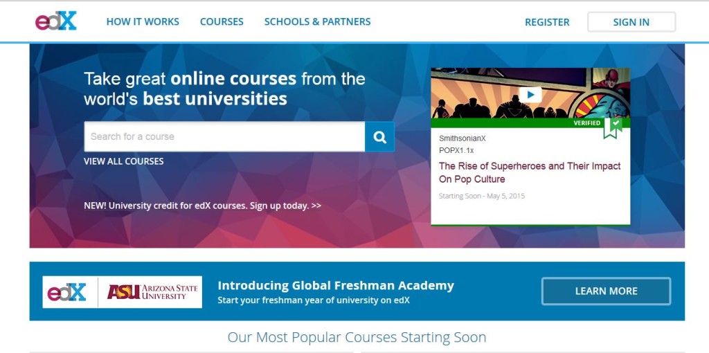 edx التعلم عن بعد