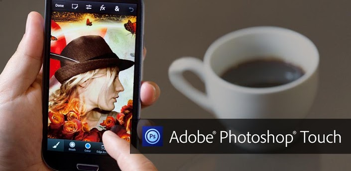 أدوبي توقف تطبيق Photoshop Touch