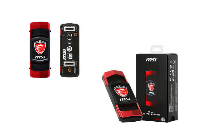MSI تكشف عن جسر GAMING SLI بتصميم مذهل