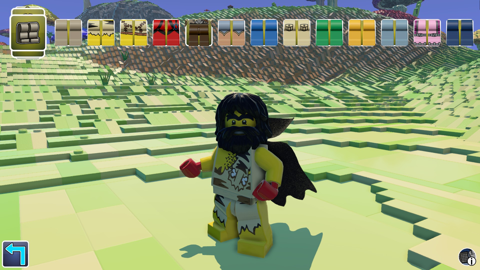 على خطي لعبة Minecraft شاهد عرض إطلاق لعبة LEGO Worlds
