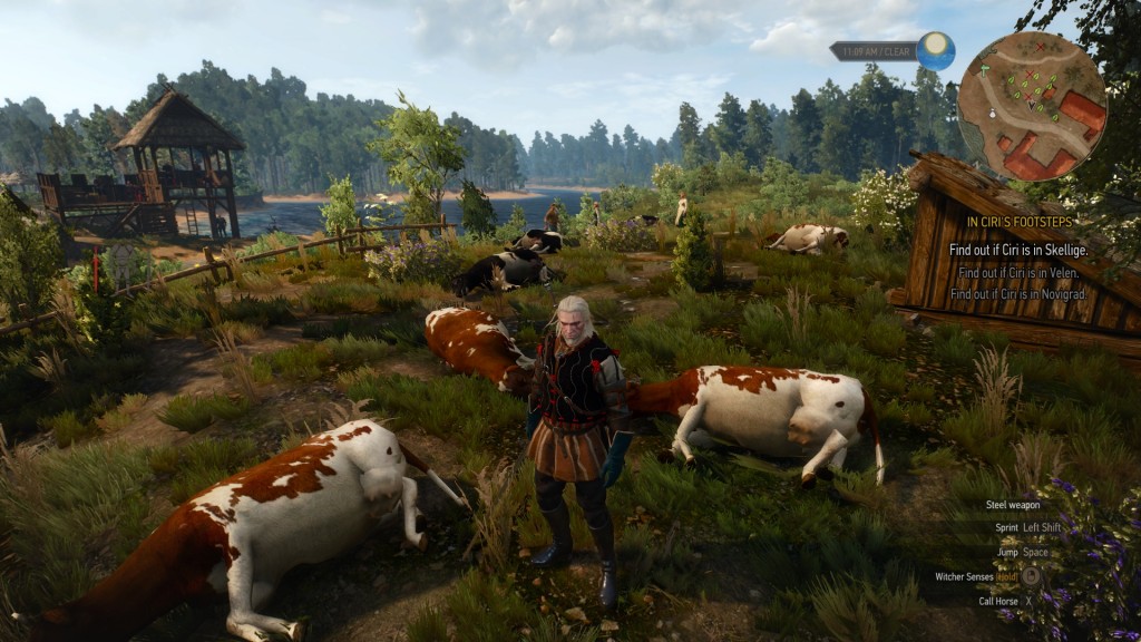 كيف واجه مطوري لعبة The Witcher 3 ثغرة قتل الأبقار لتحصل على مال كثير
