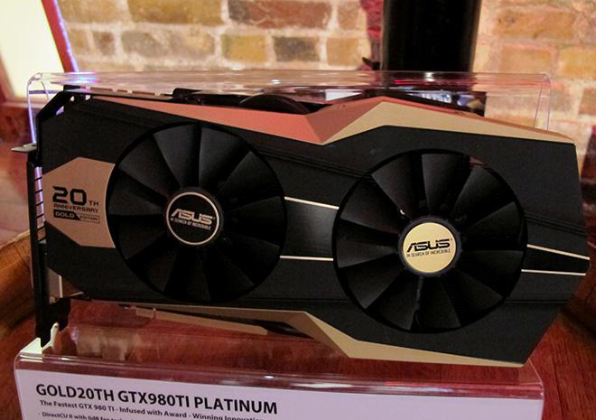 ASUS تكشف عن 4 إصدارات جديدة لبطاقة GTX 980TI