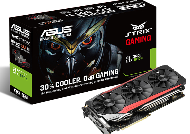 ASUS تعلن عن البطاقة الرسومية STRIX GTX 980 Ti
