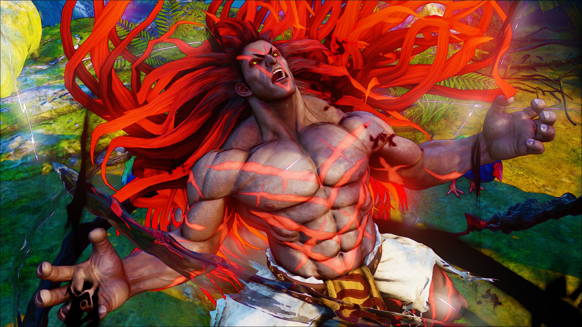 العرض الأول والصور الأولي لشخصية Necalli بلعبة Street Fighter V